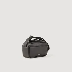Sandro Paris Bolsa Pequena De Couro Liso-Homem Mini Bolsas