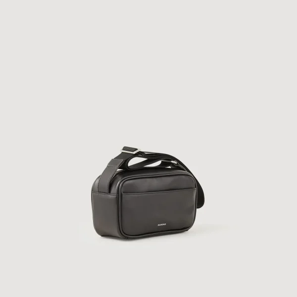 Sandro Paris Bolsa Pequena De Couro Liso-Homem Mini Bolsas