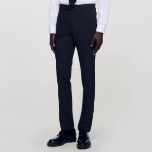 Sandro Paris Calça Classica De La-Homem Ternos E Smokings