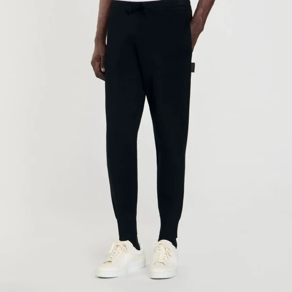Sandro Paris Calça De Moletom De Malha-Homem Moletons E Jogging