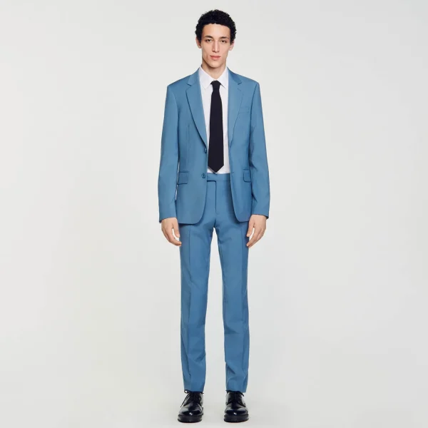 Sandro Paris Calça De Traje-Homem Ternos E Smokings