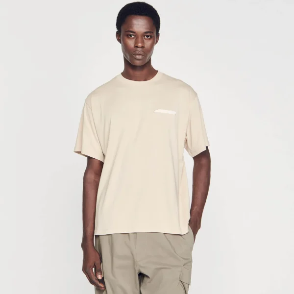 Sandro Paris Camisa De Algodao-Homem Camisetas E Pólos