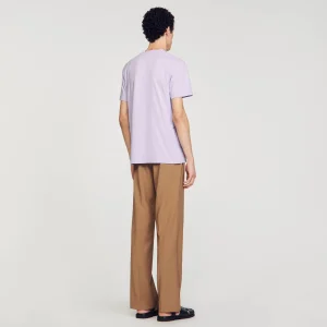 Sandro Paris Camisa De Algodao-Homem Camisetas E Pólos