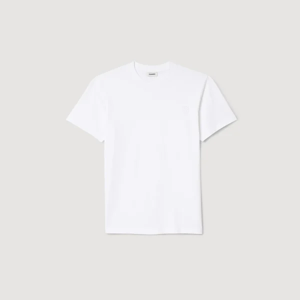 Sandro Paris Camisa De Algodao-Homem Camisetas E Pólos