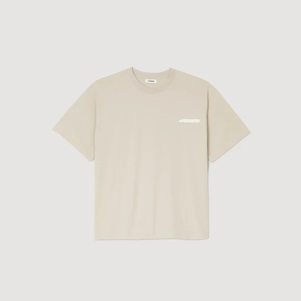 Sandro Paris Camisa De Algodao-Homem Camisetas E Pólos