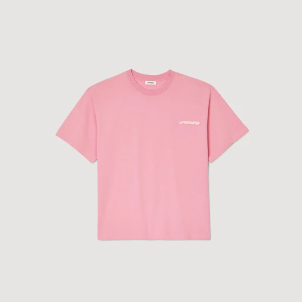 Sandro Paris Camisa De Algodao-Homem Camisetas E Pólos