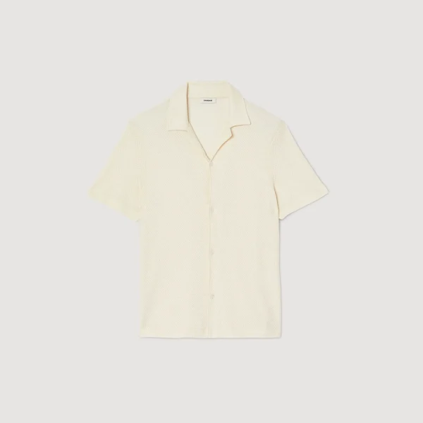 Sandro Paris Camisa De Gola Italiana-Homem Camisas
