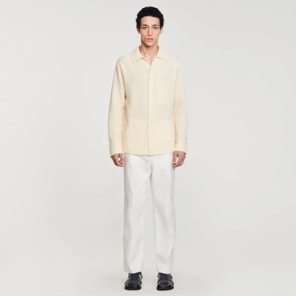 Sandro Paris Camisa De Malha Grande-Homem Camisas