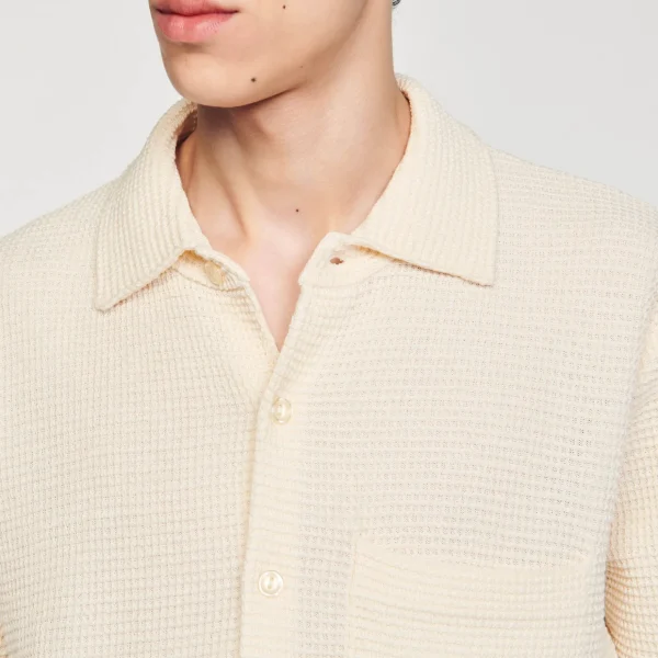 Sandro Paris Camisa De Malha Grande-Homem Camisas
