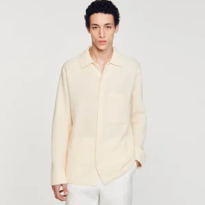 Sandro Paris Camisa De Malha Grande-Homem Camisas