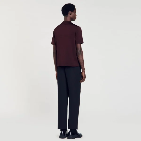 Sandro Paris Camisa De Manga Curta-Homem Camisas