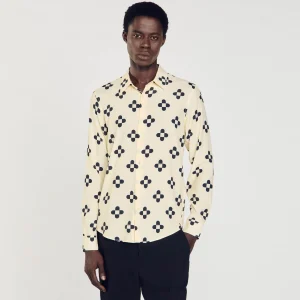 Sandro Paris Camisa Flor Cruzada-Homem Camisas