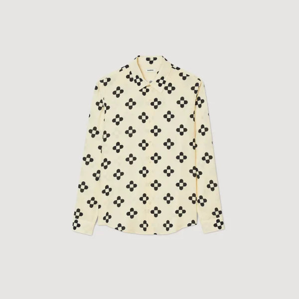 Sandro Paris Camisa Flor Cruzada-Homem Camisas