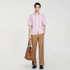 Sandro Paris Camisa Listrada-Homem Camisas