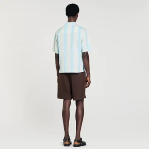 Sandro Paris Camisa Listrada-Homem Camisas
