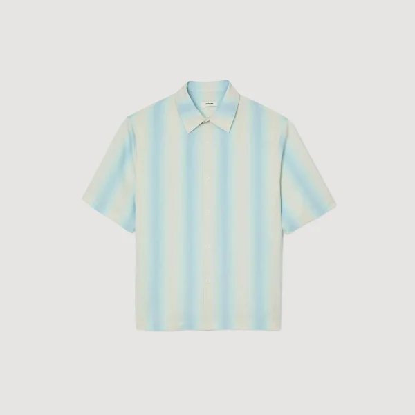 Sandro Paris Camisa Listrada-Homem Camisas