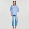 Sandro Paris Camisa Oversized Com Strass-Mulheres Tops E Camisas