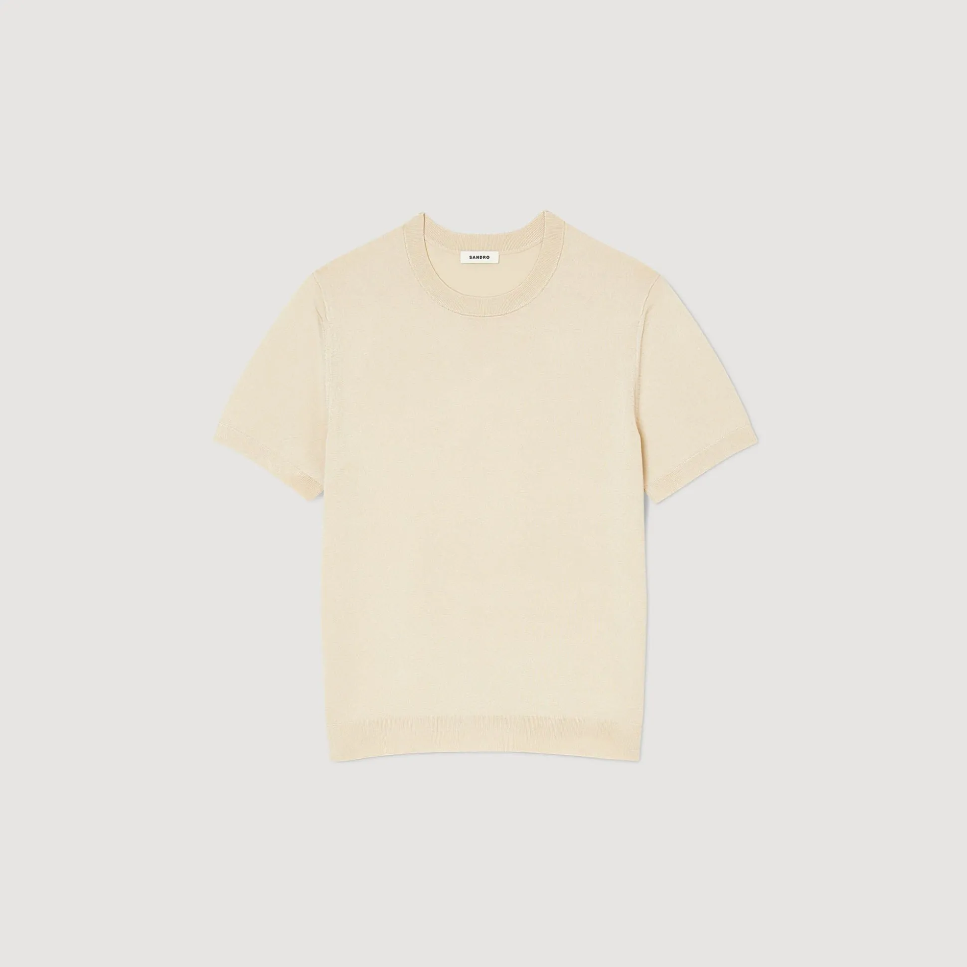 camiseta_de_malha_6-1.webp Sandro Paris Camiseta De Malha-Homem Camisetas E Pólos