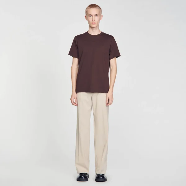 Sandro Paris Camiseta De Manga Curta-Homem Camisetas E Pólos