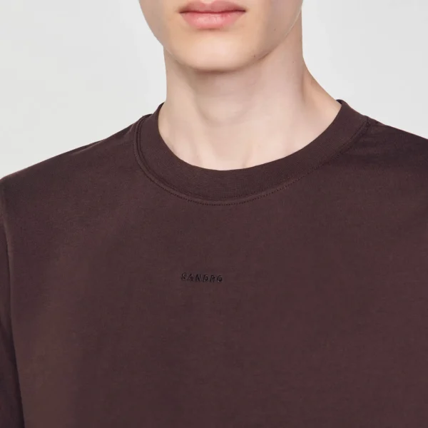 Sandro Paris Camiseta De Manga Curta-Homem Camisetas E Pólos