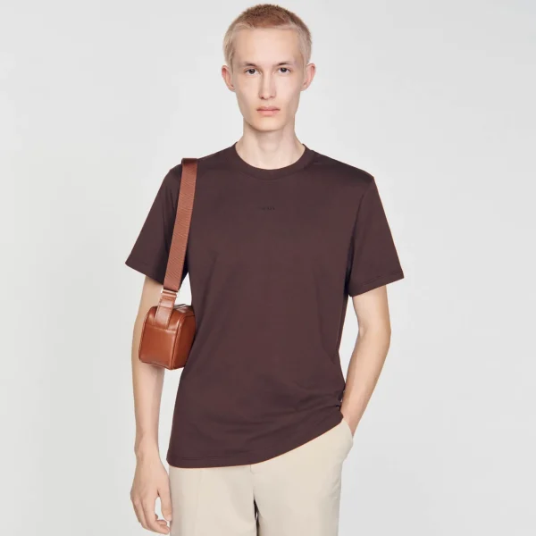Sandro Paris Camiseta De Manga Curta-Homem Camisetas E Pólos
