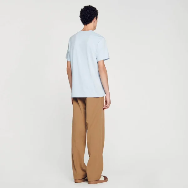 Sandro Paris Camiseta De Manga Curta-Homem Camisetas E Pólos