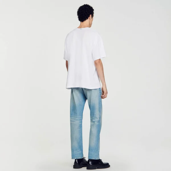 Sandro Paris Camiseta Grande-Homem Camisetas E Pólos