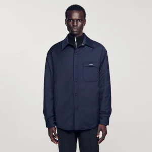 Sandro Paris Camiseta Oversized Acolchoada-Homem Camisas