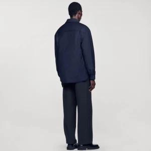 Sandro Paris Camiseta Oversized Acolchoada-Homem Camisas