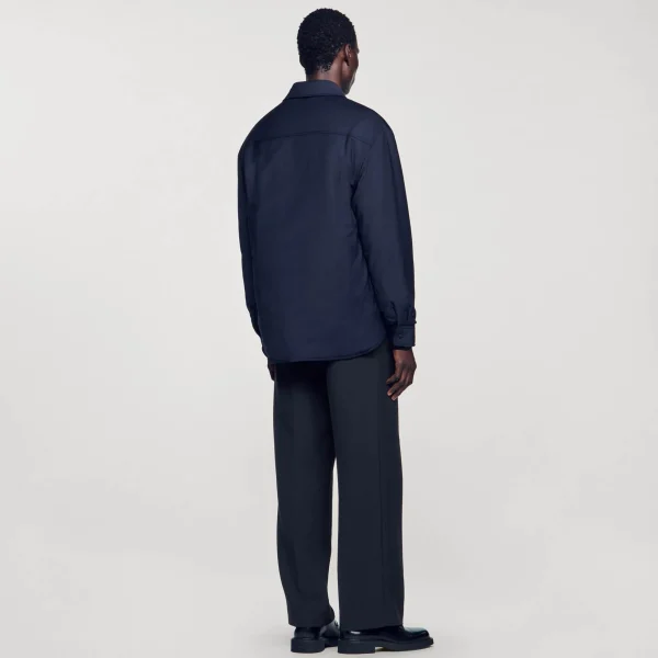 Sandro Paris Camiseta Oversized Acolchoada-Homem Camisas