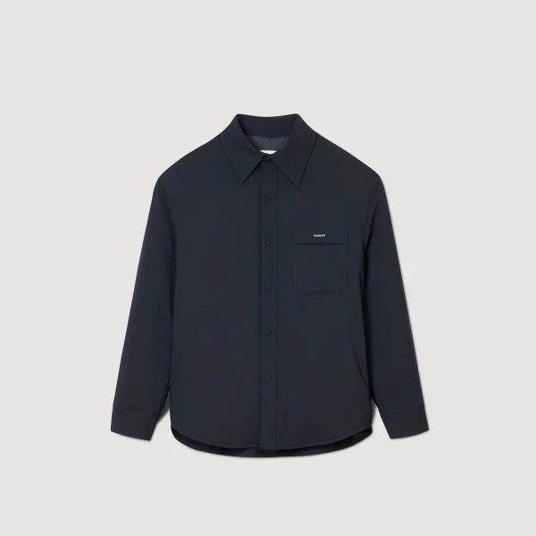 Sandro Paris Camiseta Oversized Acolchoada-Homem Camisas