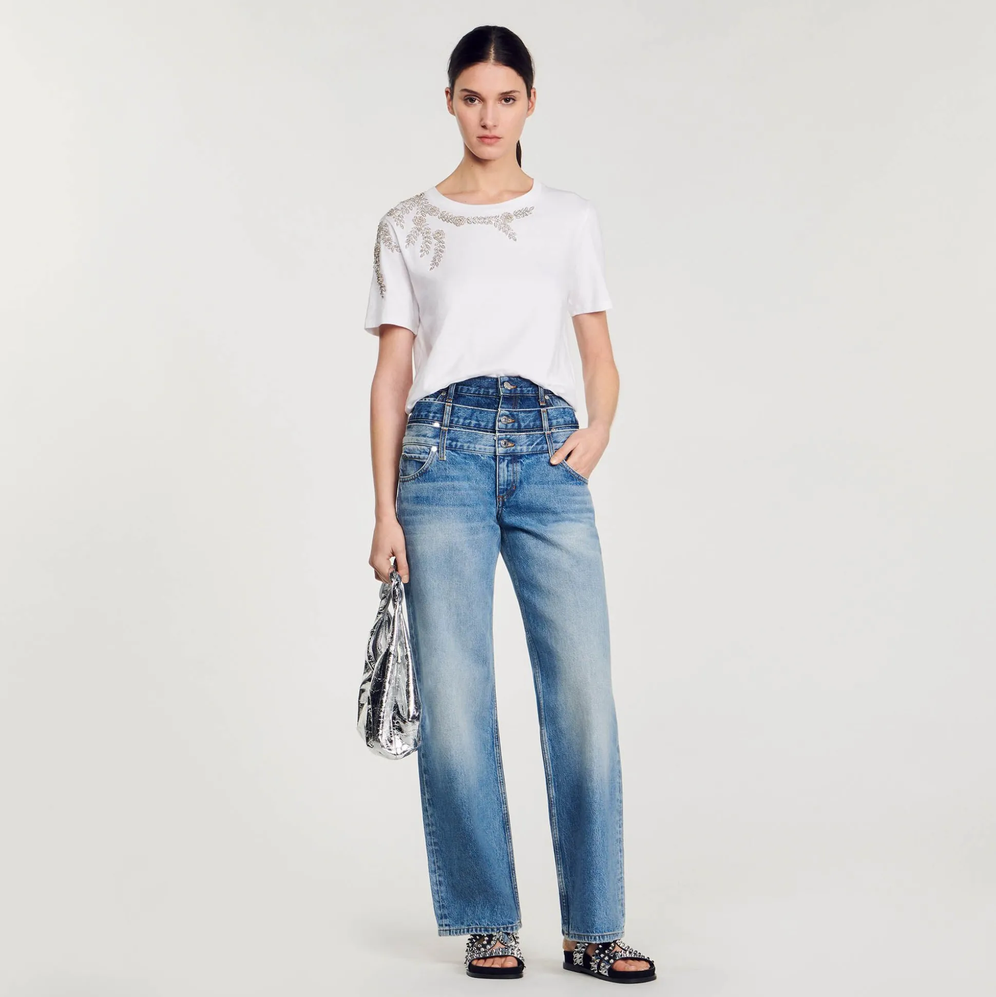 camiseta_sublimada_com_st_0.webp Sandro Paris Camiseta Sublimada Com Strass-Mulheres Camisetas