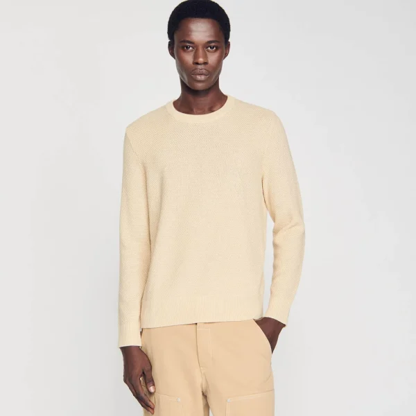 Sandro Paris Camisola De La-Homem Suéteres E Coletes