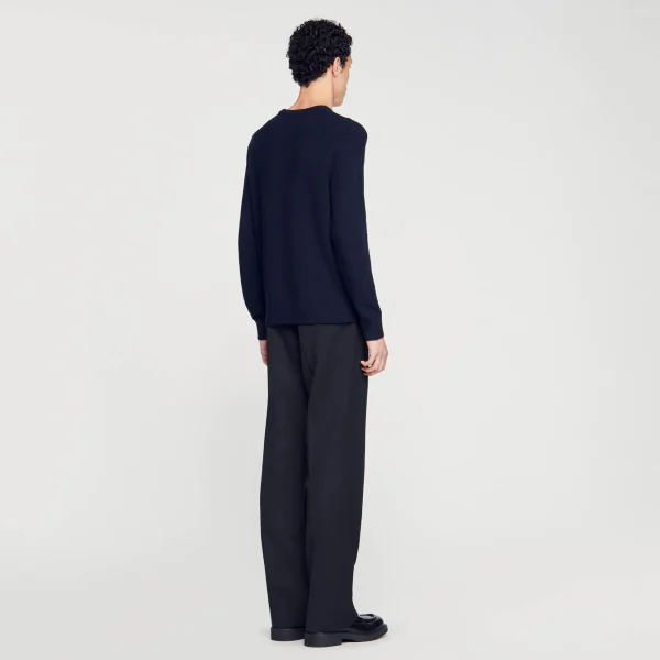 Sandro Paris Camisola De La-Homem Suéteres E Coletes