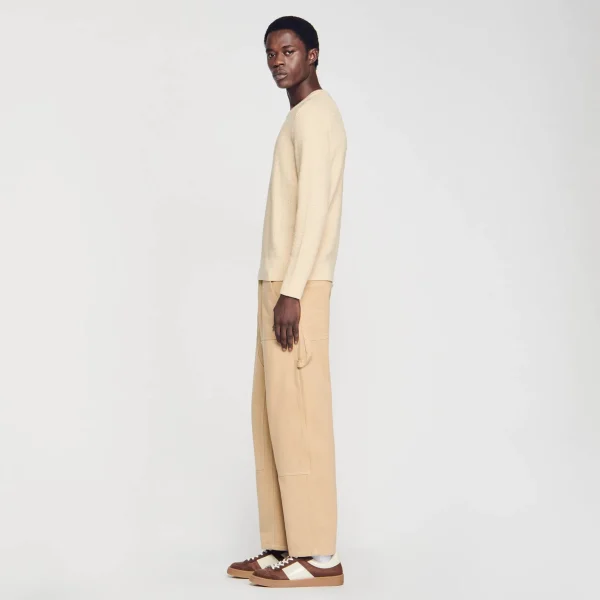 Sandro Paris Camisola De La-Homem Suéteres E Coletes