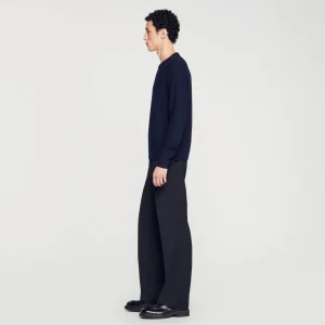 Sandro Paris Camisola De La-Homem Suéteres E Coletes