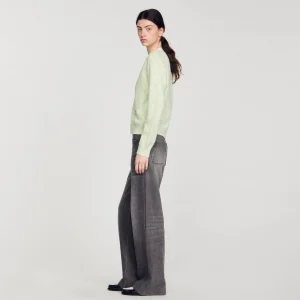 Sandro Paris Cardiga Bicolor-Mulheres Suéteres E Cardigans