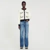 Sandro Paris Cardiga Bicolor Com Botoes-Mulheres Suéteres E Cardigans
