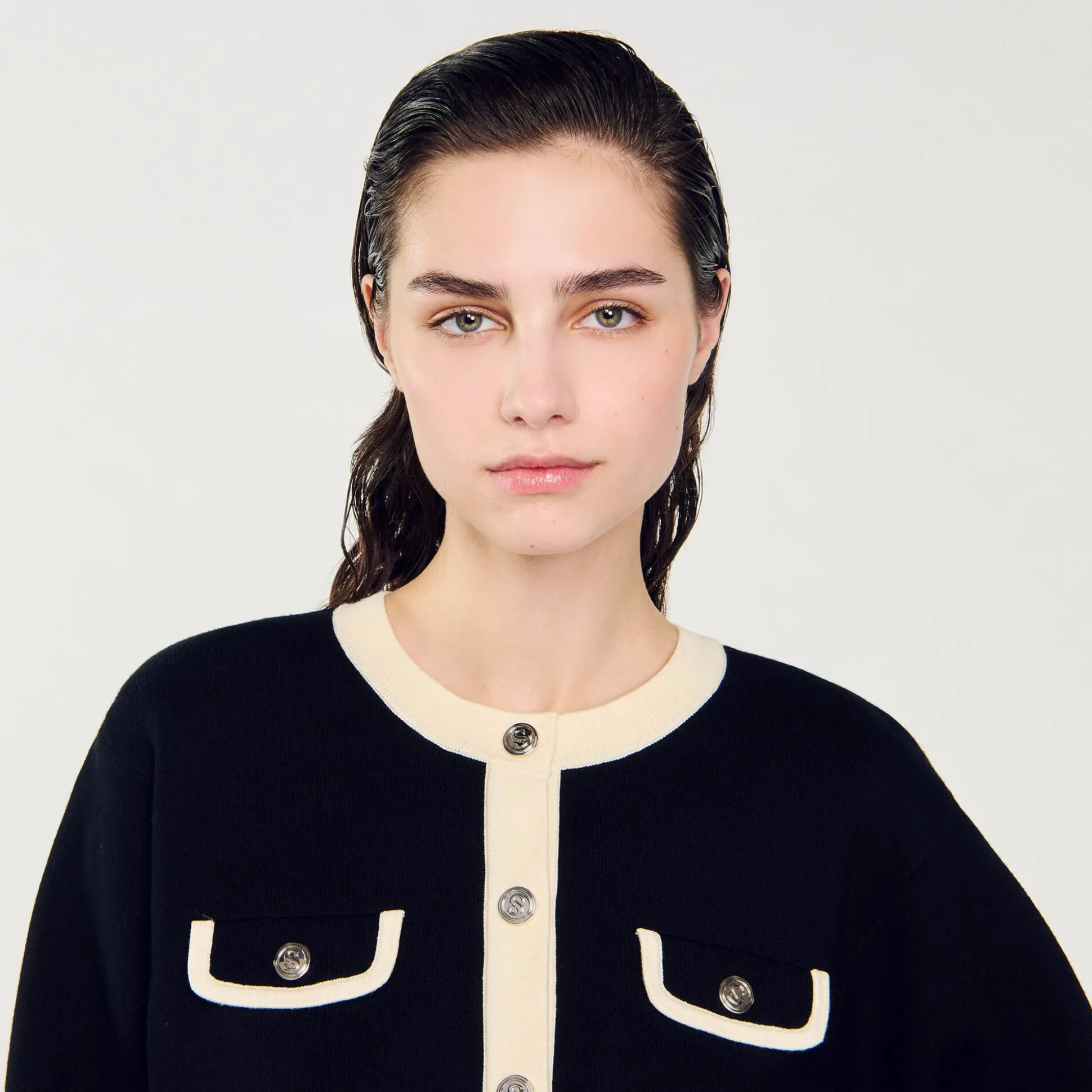 cardiga_bicolor_com_botoe_2-1.webp Sandro Paris Cardiga Bicolor Com Botoes-Mulheres Suéteres E Cardigans