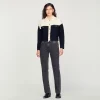 Sandro Paris Cardiga De Viscose Certificado-Mulheres Suéteres E Cardigans