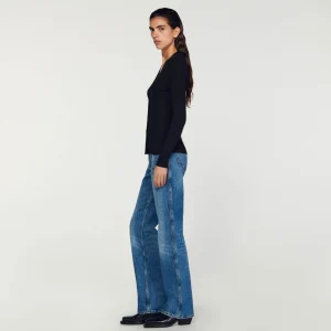 Sandro Paris Cardiga De Viscose Certificado-Mulheres Suéteres E Cardigans