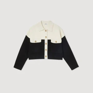Sandro Paris Cardiga De Viscose Certificado-Mulheres Suéteres E Cardigans