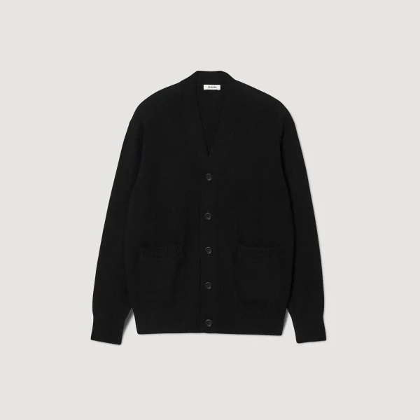 Sandro Paris Cardigan De Iaque-Homem Suéteres E Coletes