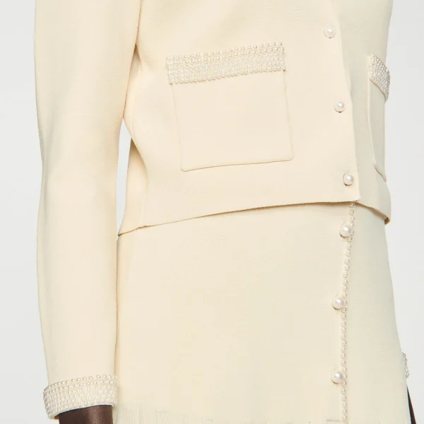 Sandro Paris Cardigan Embelezado Com Pedra-Mulheres Conjuntos