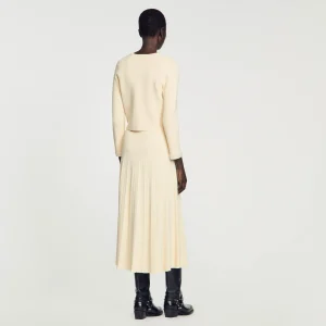 Sandro Paris Cardigan Embelezado Com Pedra-Mulheres Conjuntos