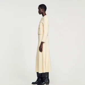 Sandro Paris Cardigan Embelezado Com Pedra-Mulheres Conjuntos