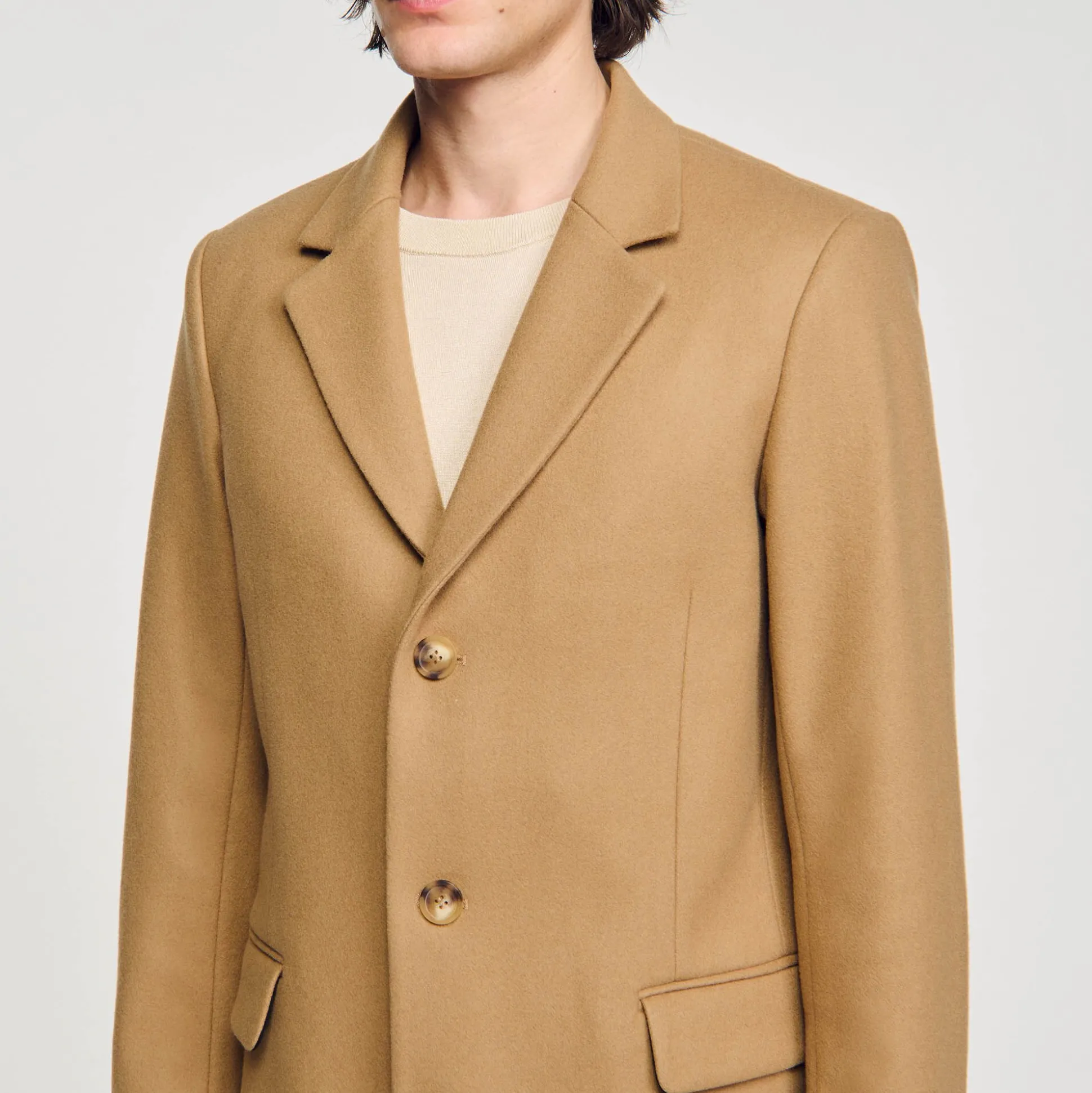 casaco_de_pano_de_la_2.webp Sandro Paris Casaco De Pano De La-Homem Casacos E Jaquetas