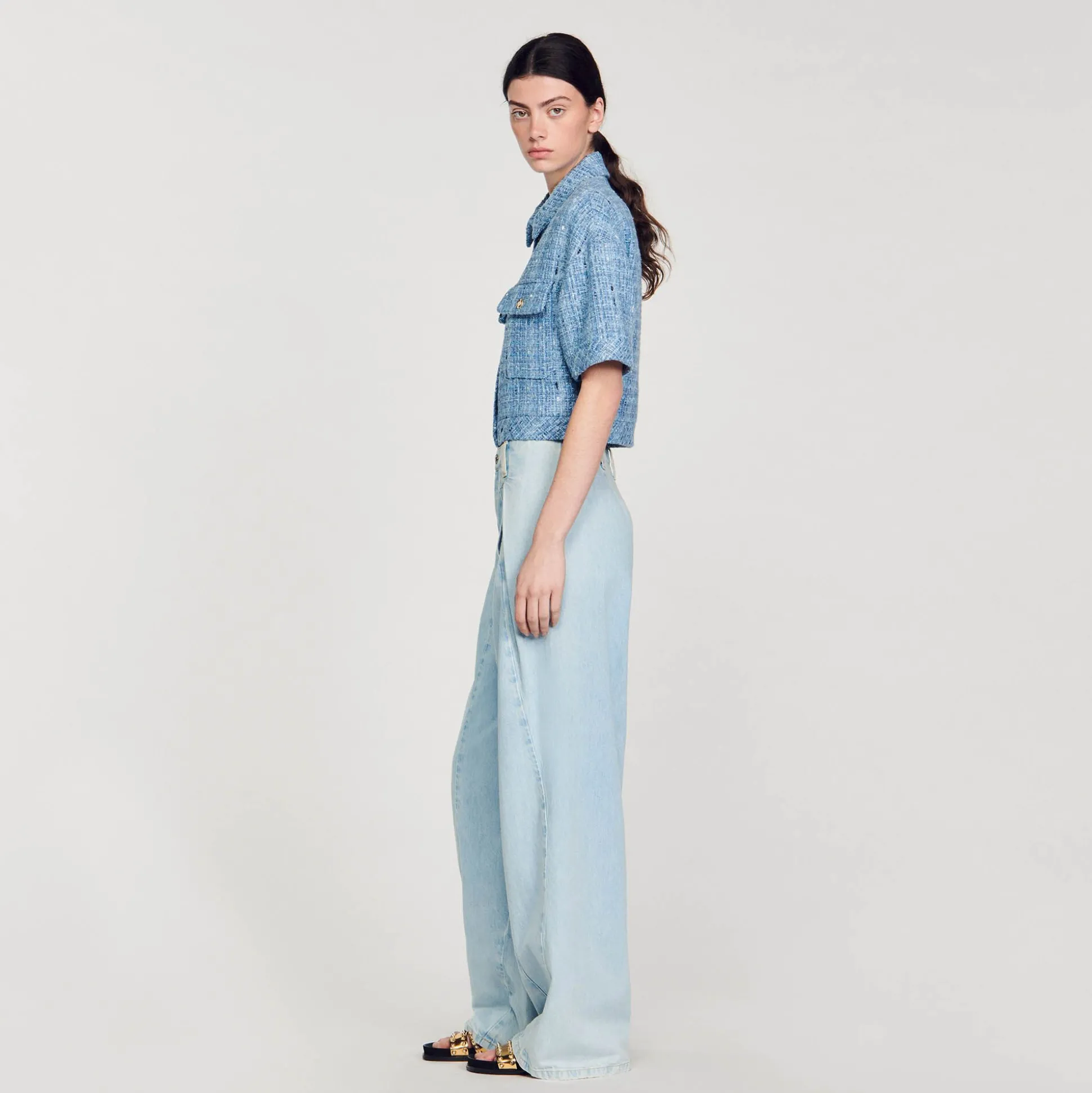 jaqueta_curta_de_tweed_5.webp Sandro Paris Jaqueta Curta De Tweed-Mulheres Conjuntos