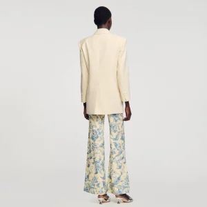 Sandro Paris Jaqueta De Alfaiataria Trespassada-Mulheres Jaquetas E Jaquetas