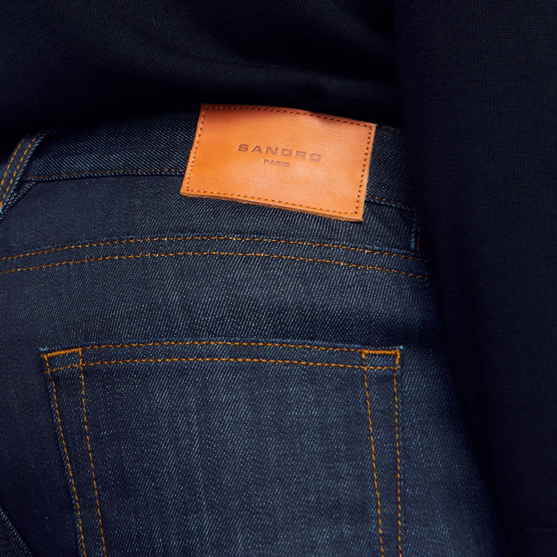 jeans_skinny_com_lavagem__2.webp Sandro Paris Jeans Skinny Com Lavagem Sem Agua-Homem Vaqueiros